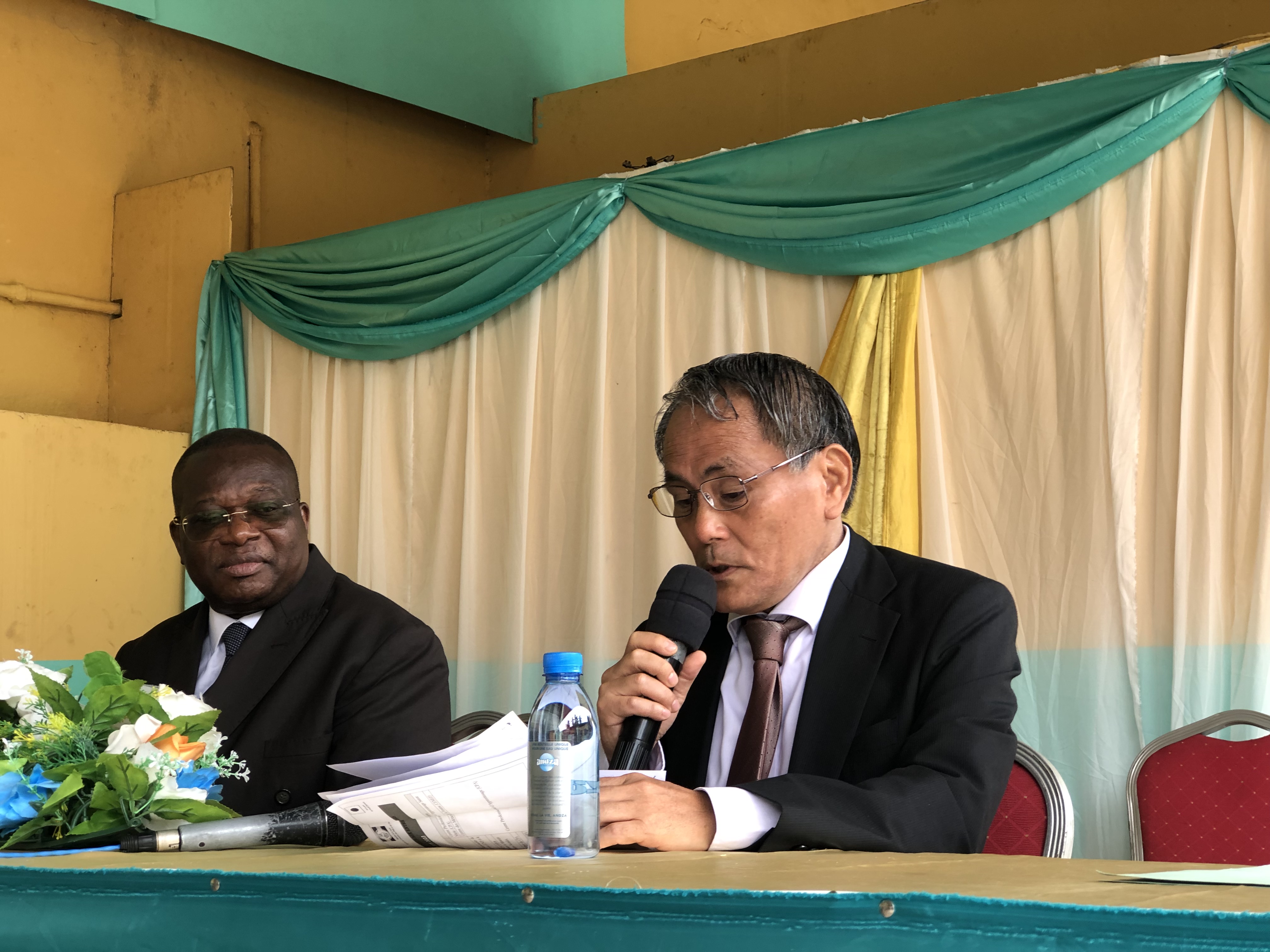 （PPE）の国内サプライチェーン強化を通じた新型コロナウイルスに対する公衆衛生と社会的強靱性の促進」供与式の実施